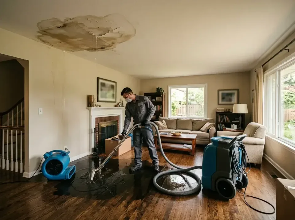 attic-pipe-burst-ceiling-drip-008 — frequently asked questions, Water Damage Restoration & Carpet Care in Brandon, SD